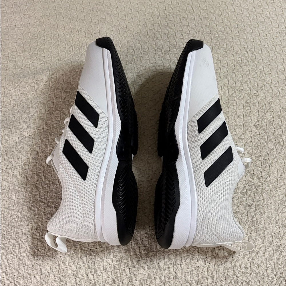 NWOT Adidas Game Spec white & black sneaker athletic tennis shoe FX3651 Size 9 - Picture 13 of 17